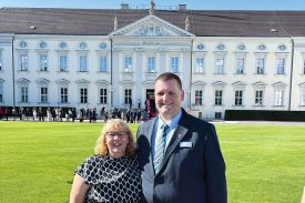 Frank Walter Steinmeier ehrt Stephan Perner
