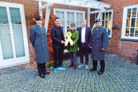 Gelbe Schleife für die Gemeinde Ratekau