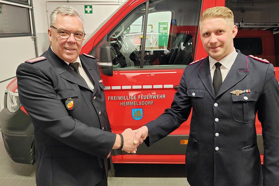 Hendrik Wenske Wehrführer in Hemmelsdorf