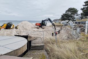 Brückenbau in Scharbeutz beginnt