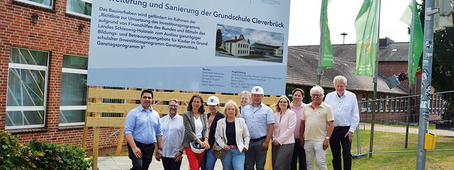Start Erweiterung GS Cleverbrück