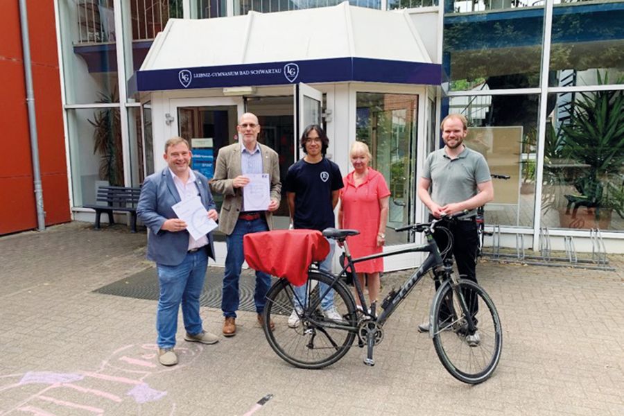 Stadtradeln: Platz 1. fürs Leibniz