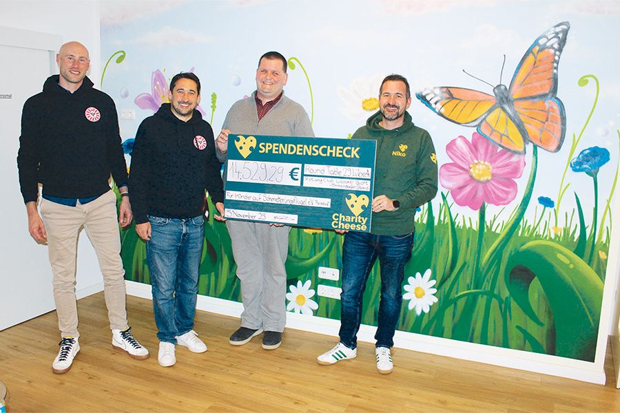 Charity Cheese spendet an KaSF