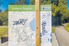 Vandalismus im Moorwischpark